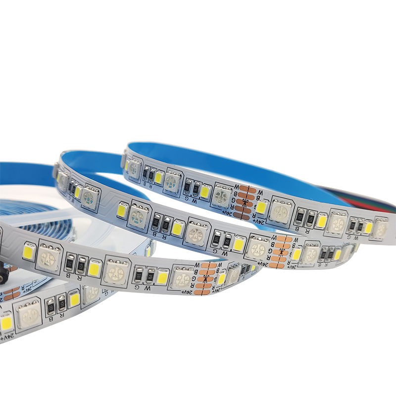 LEDストリップRGBW RGBWW 50502835 SMD 120LEDS/M 5M 600 LED DC 24V高鮮やかな柔軟なLEDロープリボンテープライト