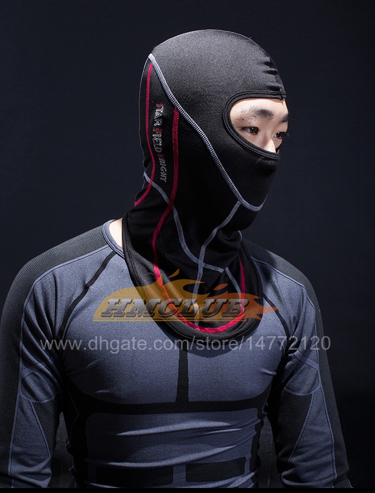 MZZ49 Maschera da motociclista da uomo Maschera da motociclista da equitazione Maschera da motociclista Passamontagna Maschera di protezione UV Scudo casco traspirante