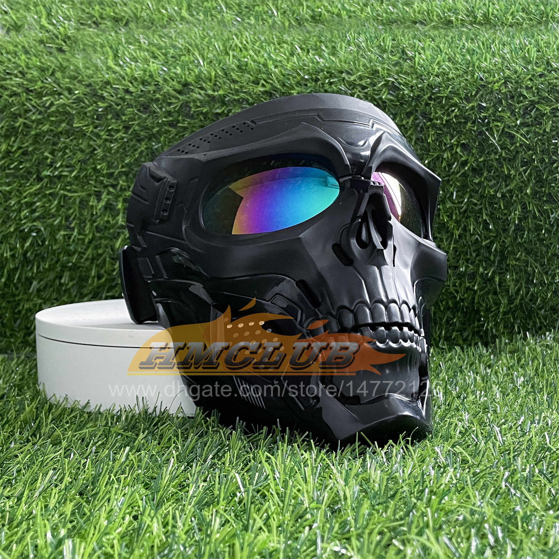 MZZ67 Lunettes de moto casque masque équitation en plein air Motocross crânes coupe-vent lunettes de vent lunettes anti-sable lunettes de soleil de vélo