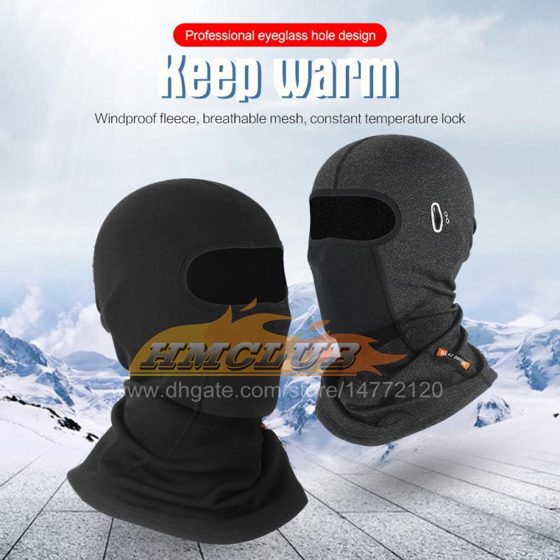 MZZ70 Motorfiets Balaclava Moto Volledig gezicht Masker Ademende winddichte warmere mannen Vrouwen Fleece Motorfietsmasker Ski -hoofdmaskers