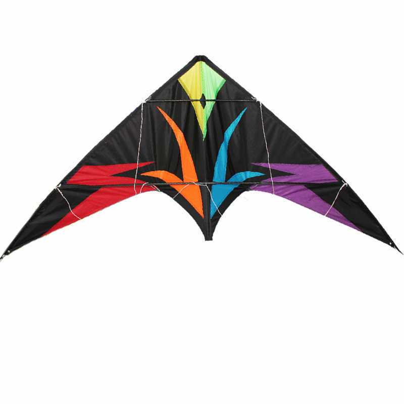 Outdoor Fun Sport Professional 1.8m Dual Line Power nt s Delta Wind Kite con maniglia e linee 0110