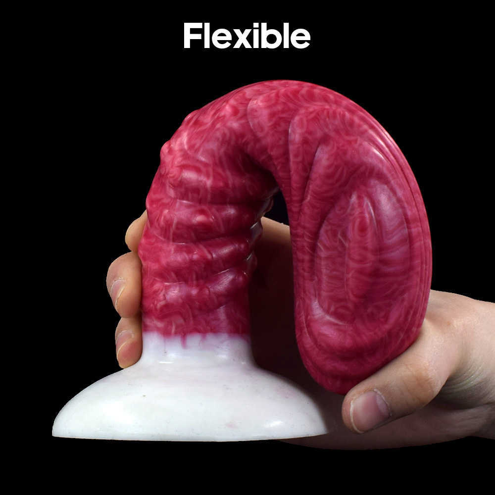 Articoli di bellezza NNSX Snake Butt Plug Dildo sexyualea Giocattoli donne con ventosa Silicone morbido Gode Vagina Erotici Adulti 18 sexyy Shop