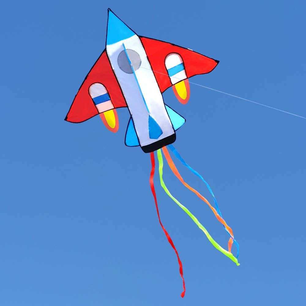 Nuovo bambini adulti Aerei a linea singola Easy Flyer Kites con corda e maniglia 0110