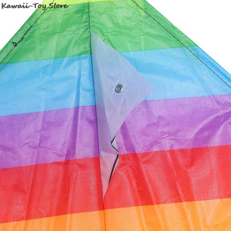 Neue Lange Schwanz Regenbogen Outdoor s Fliegende Spielzeug Für Kinder Kinder Die Ist Kommen Mit 30M Kite string 0110