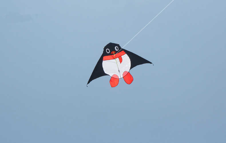 Outdoor Fun Sports NEW Toys Animal Penguin Kite / Kites For Kids With Handle And Line Good Flying 0110