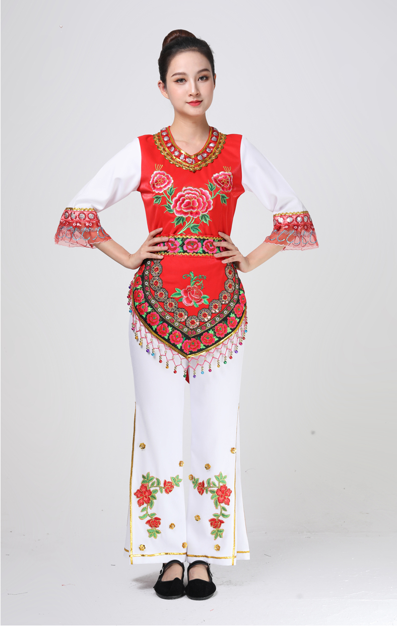 Ethnic Clothing women Travel Photography Hmong elegant costume Embroidered Miao Traditional suit with Headdress dance Stage Performance wear