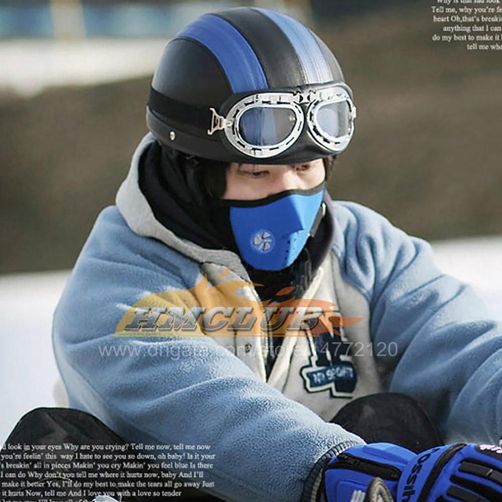 MZZ75 chaud hiver Ski neige écharpe moto demi-masque couverture Sport de plein air cou protecteur moto masque facial