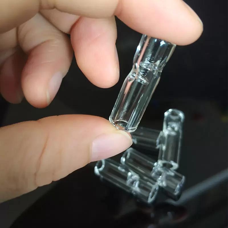 Rookaccessoires Pyrex glazen filtertips waterpijp voor droge kruidentabak 35 mm lengte 12 mm O diameter