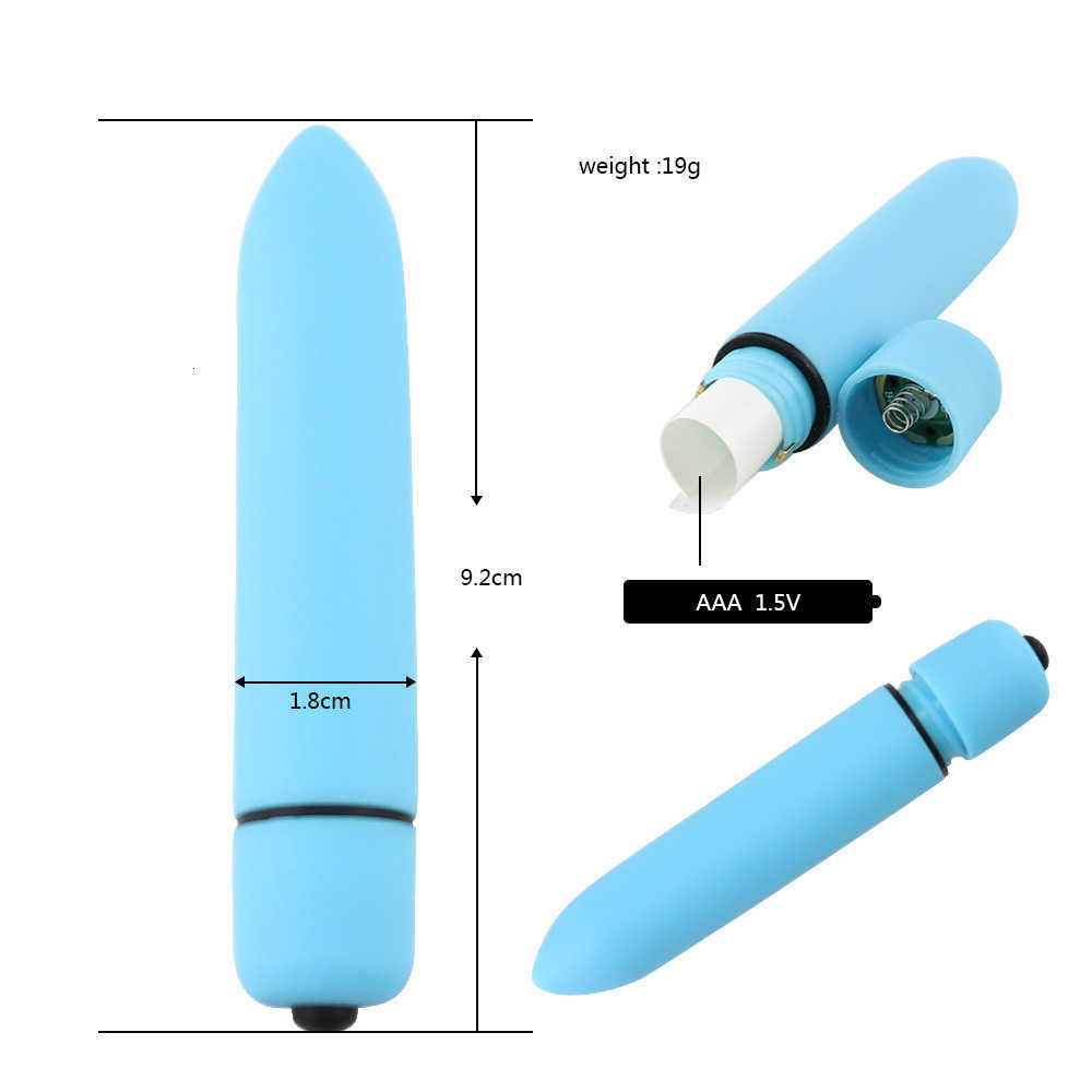 Vuxen 10 hastighetskula vibrator anal dildo vibratorer AV Stick G-spot Klitoris Stimulator Mini för kvinnor Juguetes Sexul3s