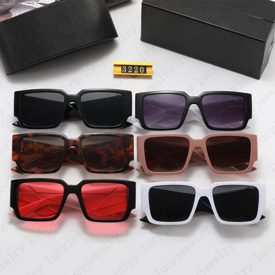 Designerskie okulary przeciwsłoneczne Fashion Shades Sunglass Women Men Goggle Adumbral Sun Glass 6 kolorów opcja 270J