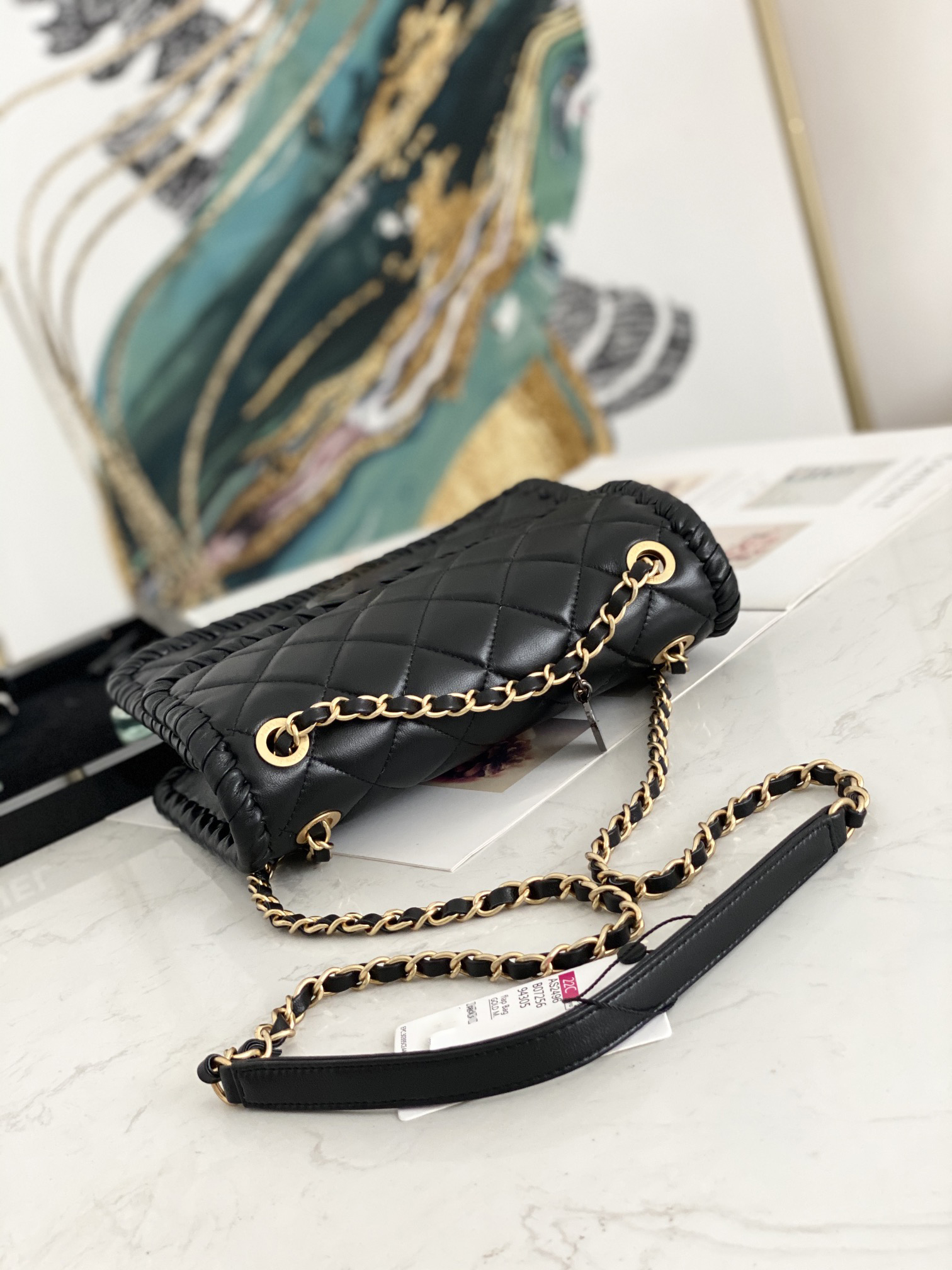 Noir mode sac à bandoulière chaîne 2023 printemps sac à main sac à bandoulière métal verrouillage marque luxe designer sac femme femmes
