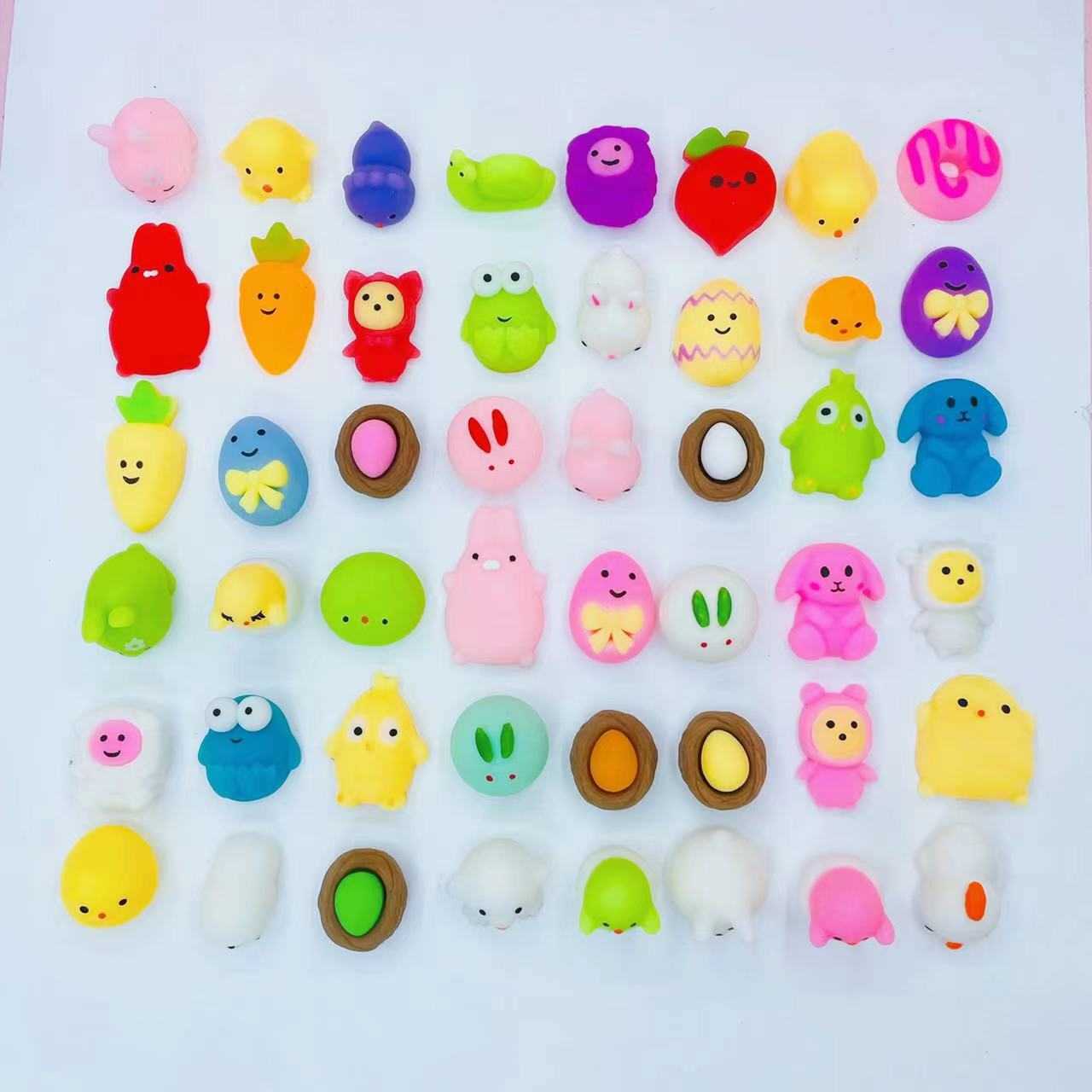 2023 Easter eggs fidget toys pinch music Easters bunny Squeeze toy environmental protection buns carrot decompression vent toy Relief Stress Balls T01A9E9