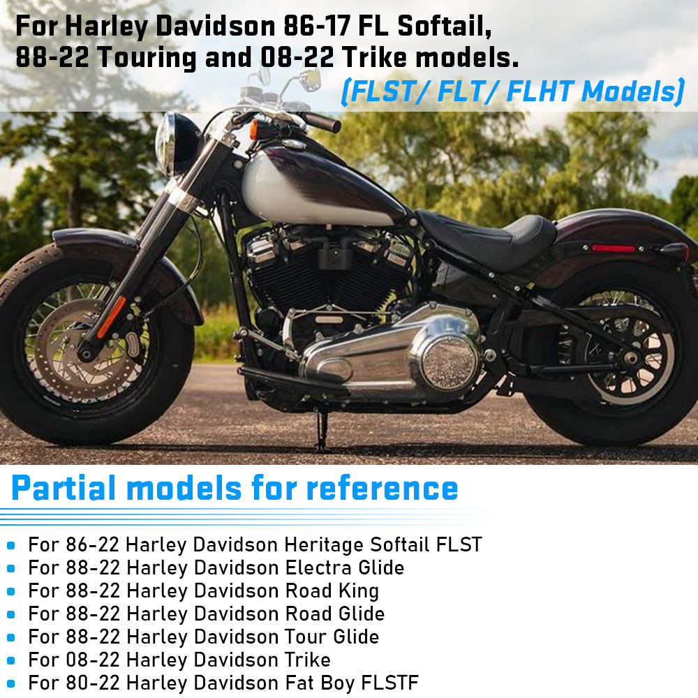 1 çift topuk ayak vardiya mandalları ön arka kolları Harley Davidson 86-17 fl softail için kaydırıcı mandallarla, 88-22 Touring pqy-psd11