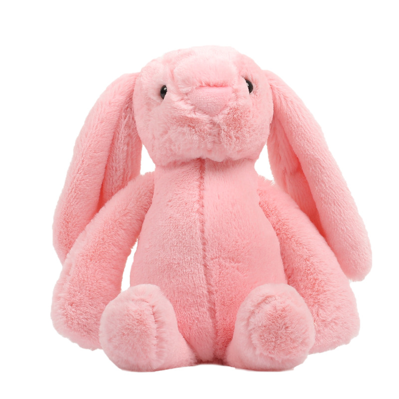 Lapin de pâques en peluche, jouets mignons et doux, poupées d'animaux en peluche de 30cm, cadeaux de dessin animé pour garçons et filles, jouets longs à oreilles de lapin