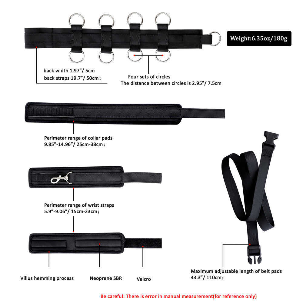 Sk￶nhetsartiklar slavkrage br￶stv￥rtor kl￤mmer l￤der halsband vuxna spel sexiga leksaker f￶r kvinnliga par bdsm bondage erotiska produkter ingen vibrator