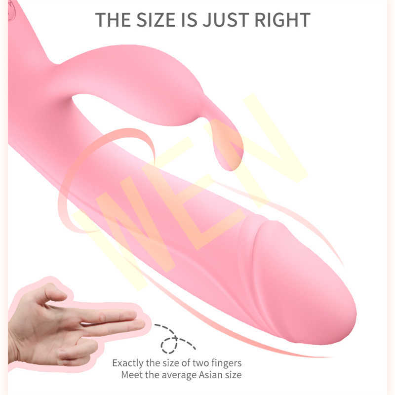 Sk￶nhetsartiklar kvinnlig onani vibrerande dildo vibrator klitoris stark stimulator g-spot kuk vattent￤t USB laddning uppv￤rmning vuxna leksaker