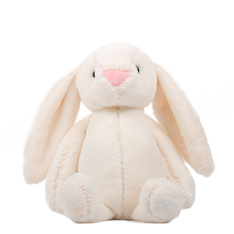 Lapin de pâques en peluche, jouets mignons et doux, poupées d'animaux en peluche de 30cm, cadeaux de dessin animé pour garçons et filles, jouets longs à oreilles de lapin