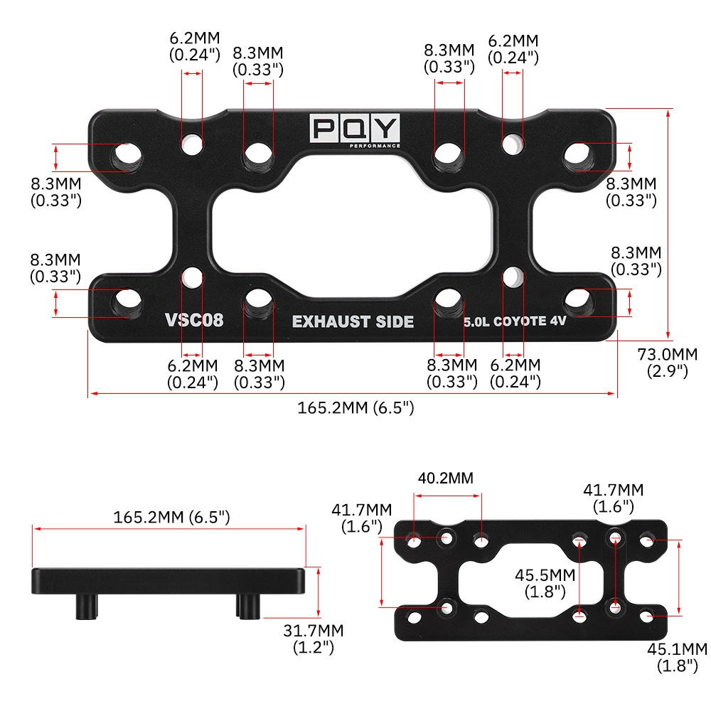 PQY-Motorventilfj￤derkompressorverktyg f￶r Modular Ford F-150 5.0L Mustang Coyote 4 Ventil Motor Trac Magnetic Screw H￥llare PQY-VSC08