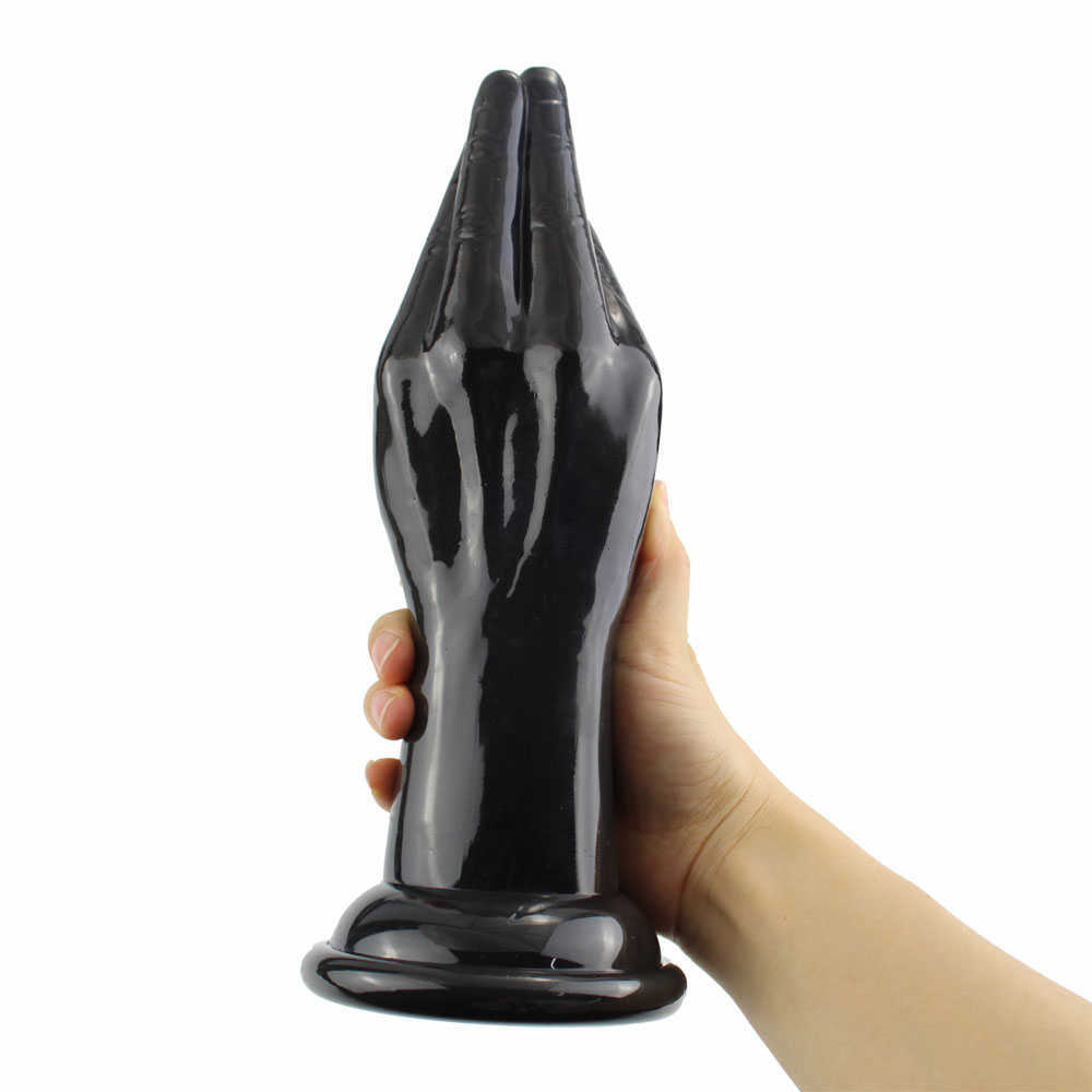 Beauty Items Large TPE Material Adult Fist Arm Simulation Penis Bottom With Suction Cup Vaginal Irritation G point Anal Toy SM Dildo