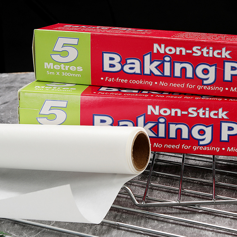 Baking Cake Oil Paper Paper Barbecue Double-sided Oil Paper Parchment Rectangle Oven Oil Papers Baking Sheets Bakery BBQ Party zxf113