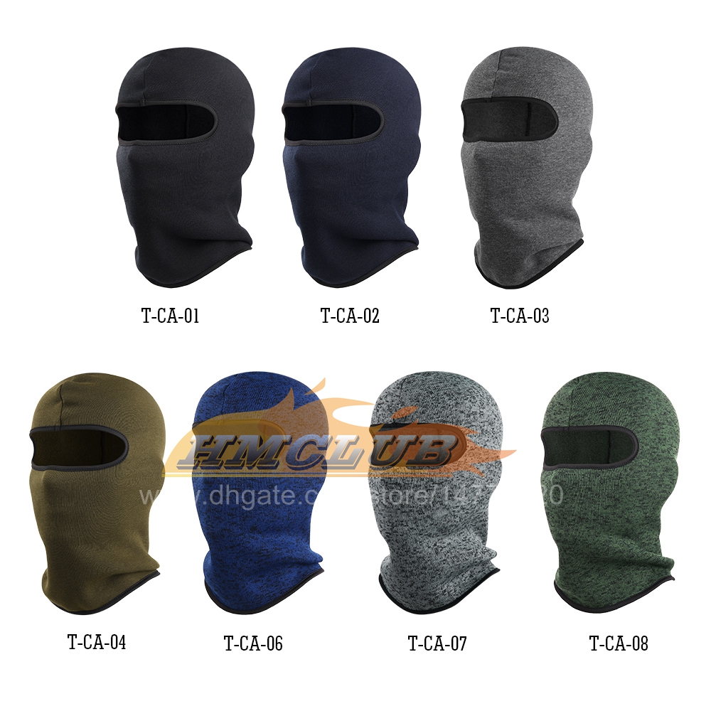 MZZ84 Winter Motorcycle Balaclava Full Face Mask Motocross Moto Hood Cap Windproof Ski Motorbike Cycling Riding Helmet Liner Men Women