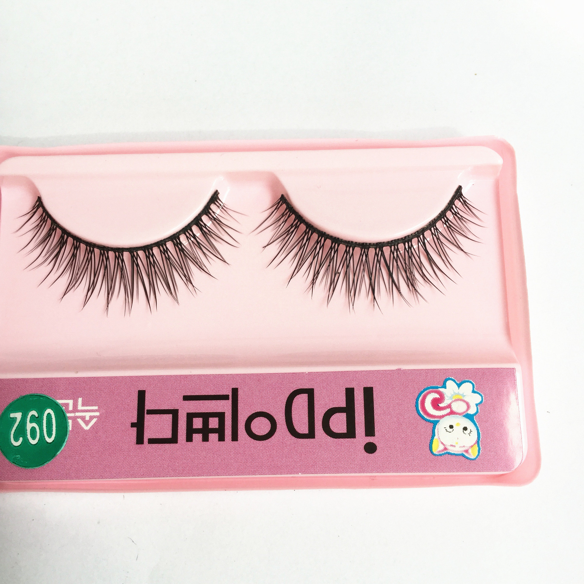 IPD 3D Synthetic False Fake Eyelashes Extensions 10 Paar dick kreuz und quer