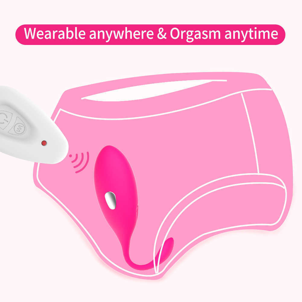 Beauty Items Wireless Electric Shock Vibrating Egg Wearable Vibrators G-Spot Stimulator Vaginal Kegel Ball Adult 18 sexy Toys For Women Female