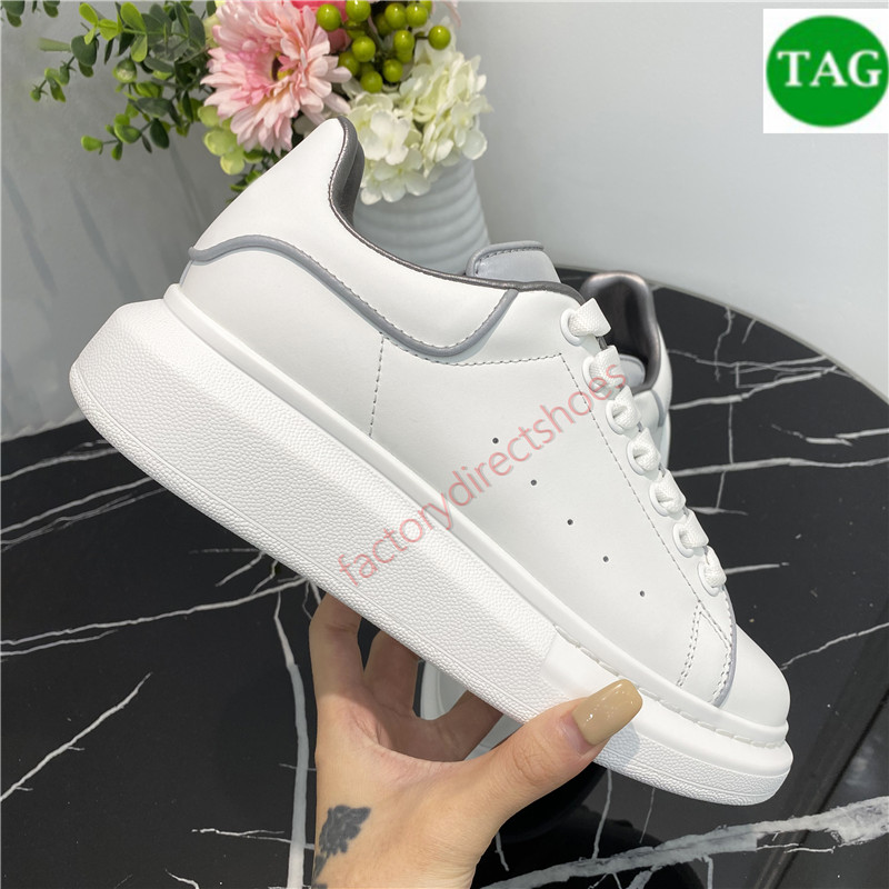 Tênis de luxo masculino sapatos casuais de couro de bezerro sapato de plataforma preto trabalhador azul veludo rosa branco preto reflexivo arco-íris glitter prata lantejoulas tênis femininos masculinos