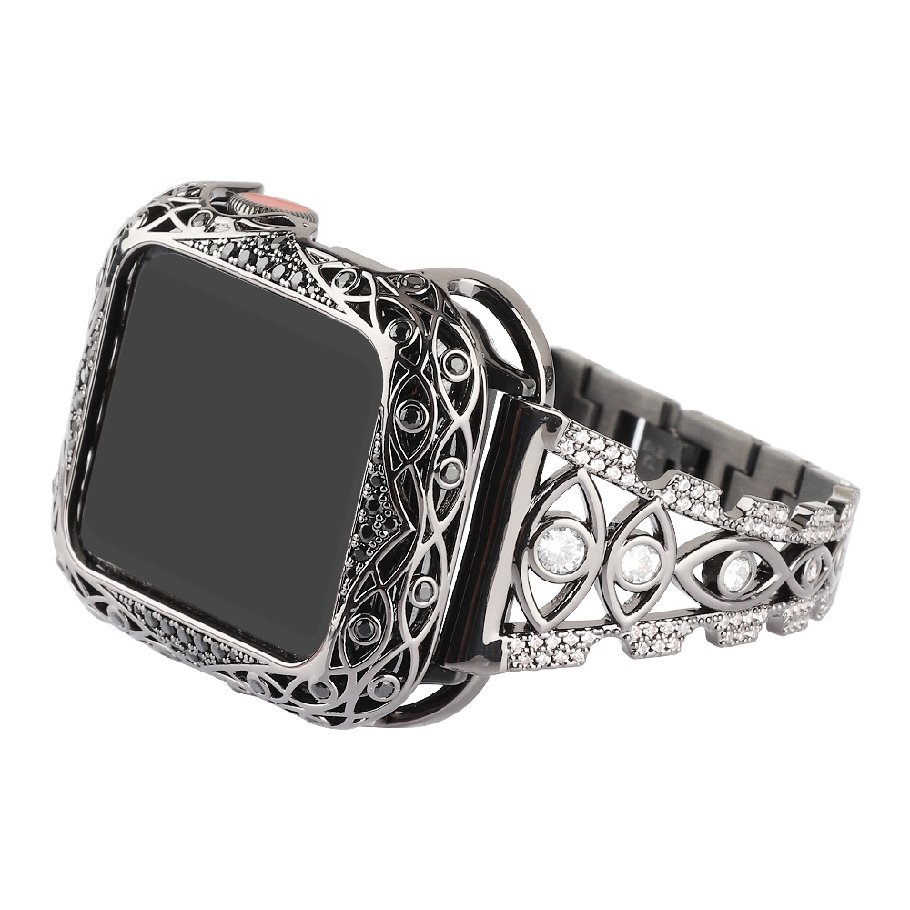 Luksusowy pasek bransoletki dla kobiet do Apple Watch Ultra 8 Band Series 7 6 SE 5 4 3 IWATCH 49 mm 41mm 45 mm 40 mm 44 mm Bransoletka ze stali nierdzewnej