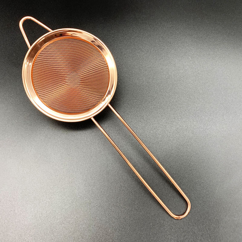 Ultra-finine thee-zeef strainer mesh roestvrij staal taps toelopende cocktailfilterscherm afvoer Pasta thee keuken accessoires kleurrijk ZXF117