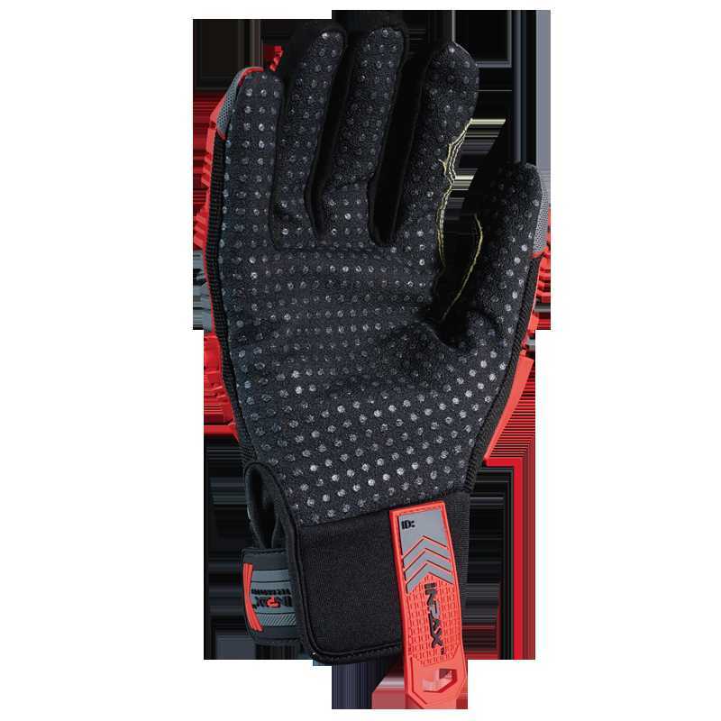 INPAX Heavy Duty Work Gloves TPR Protector Impact Men Anti Vibration Mechanic CAT II Cut Level E CE EN388