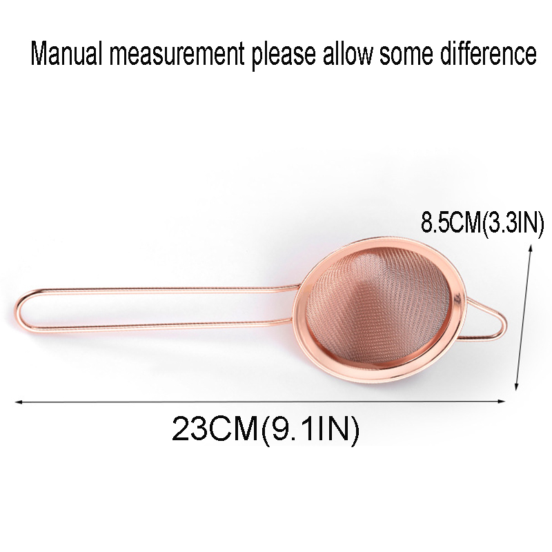 울트라 페인 티 스트레이너 트윈 메쉬 스테인리스 스틸 테이퍼 칵테일 필터 스크린 배수 파스타 차 주방 액세서리 화려한 ZXF117
