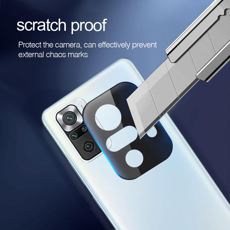 3D Camera Lens Protector Tempered Glass For Xiaomi 10 Redmi Note 11 T Pro K50i Note12 A1 Plus 11E 11S 10T Note9 Film Cover