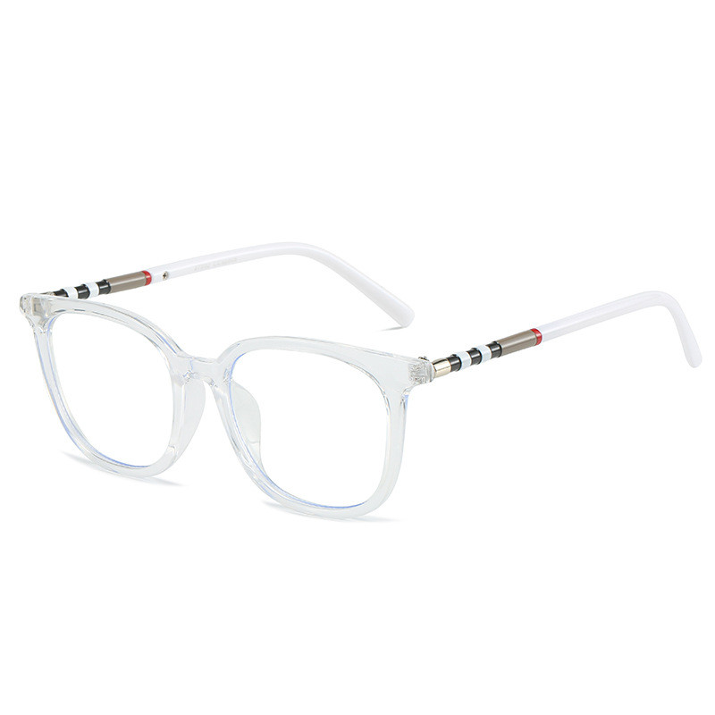 Lunettes de soleil sur lunettes de soleil New White Bretelles Robe de mariée de bal formel Robe de bal Gros-Eye Lunettes Cadres Optique Mode Lunettes d'ordinateur