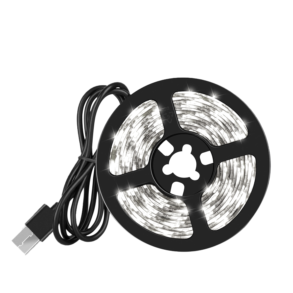 Luzes LED USB tira para decoração de quarto casamento de natal decoração armários de quarto de cozinha anel de tv luminária de parede led de parede de neon 5 metros