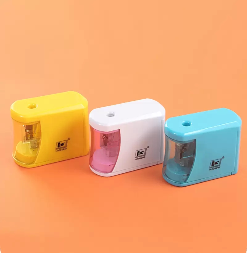 Automatic Electric Pencil Sharpener Safe Fast Prevent Accidental Opening Stationery School Supplies Students Artists Classrooms Office