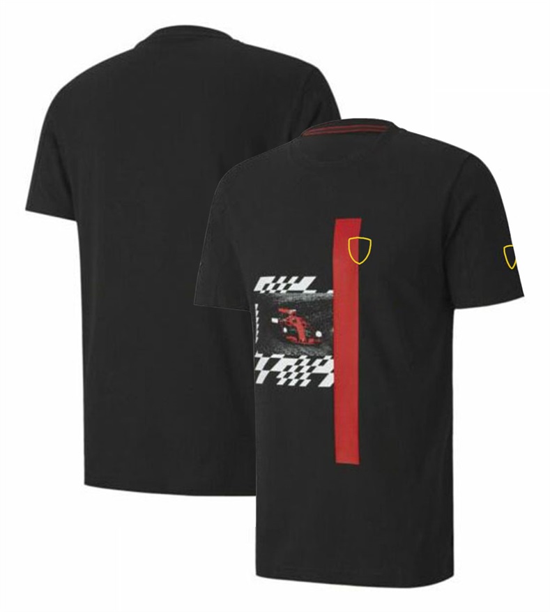 Nieuw F1-teampak heren- en damesraceserie sport-T-shirt op maat gemaakte sneldrogende top met korte mouwen