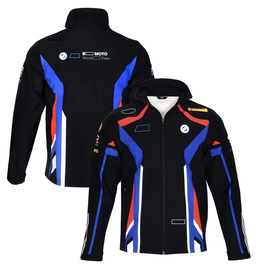 MOTO Racing Jacket Team Sweat à capuche zippé Sweat-shirt à capuche coupe-vent pour moto Automne Hiver Motocross Downhill Sweats à capuche