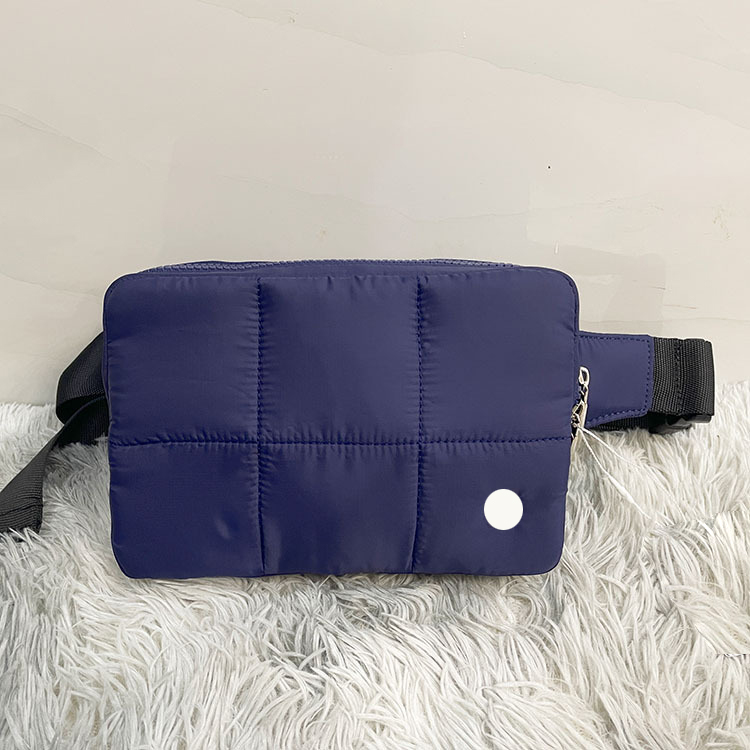 Lu Quilted Izgara Kemer Çanta Çapraz Bag Yoga bel çantaları açık kadınlar ayarlanabilir kayış qltrade_9 her yerde fermuar kemeri çapraz gövde çanta kamera çantası haberci fanny paketi