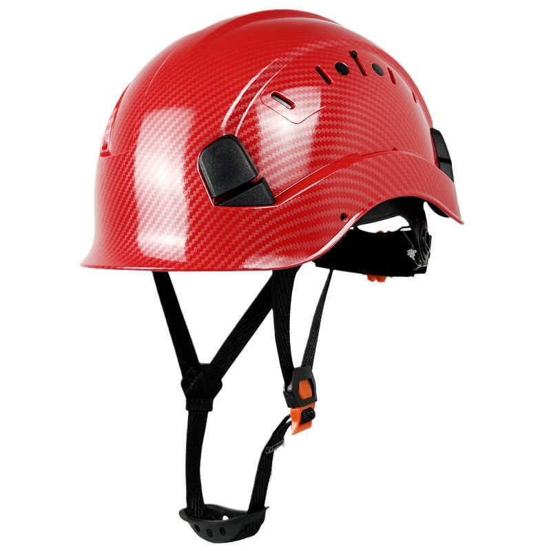 Carbon Fiber Pattern CE EN397 Safety Helmet Construction For Engineer Europe Hard Hat ABS Protective Work Cap Men Industrial