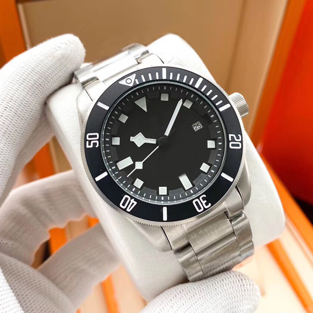 Reloj para hombres relojes mecánicos automáticos relojes de moda de 42 mm de moda pulsera impermeable sapphire súper luminoso acero inoxidable Montre de luxe