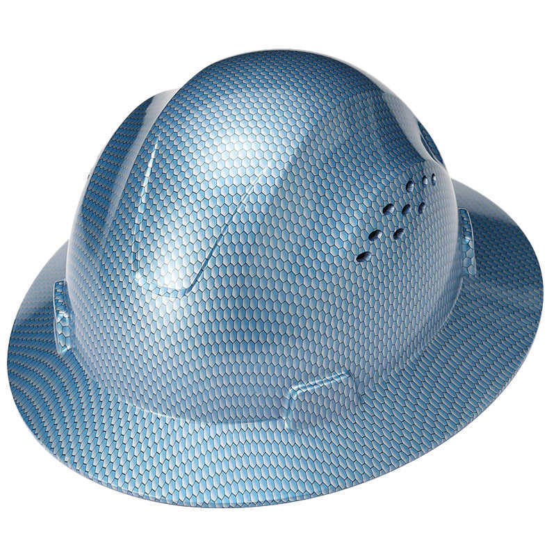 USA Pełny brzegi hard hard do inżyniera budowlany czapka mężczyzna CE zatwierdzony hełm bezpieczeństwa ANSI FRP z 4 -punktowym regulowanym