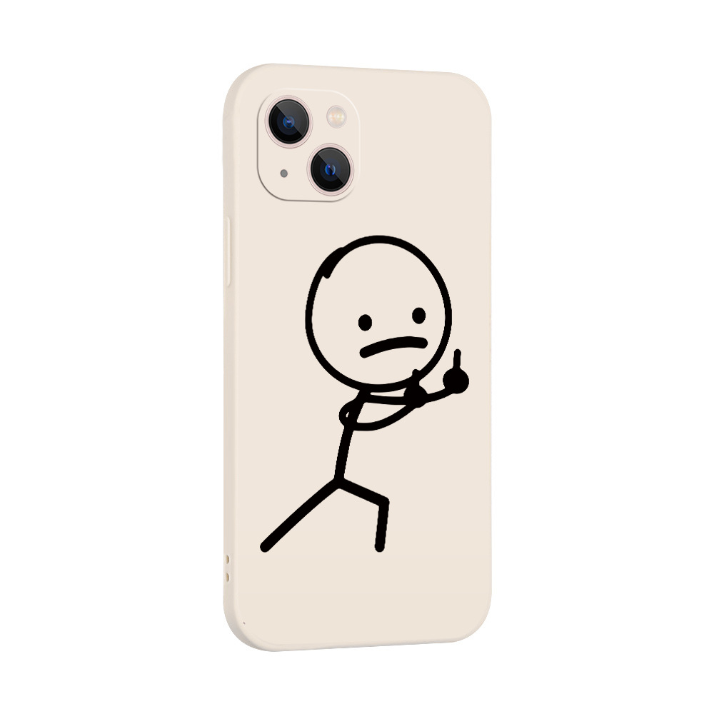 Mignon dessin animé Match Man Anime Designer coque de téléphone iPhone 11 12 13 14 Pro Max Mini XR XS X 7 8 Plus SE2020 antichoc mat souple TPU étui en silicone