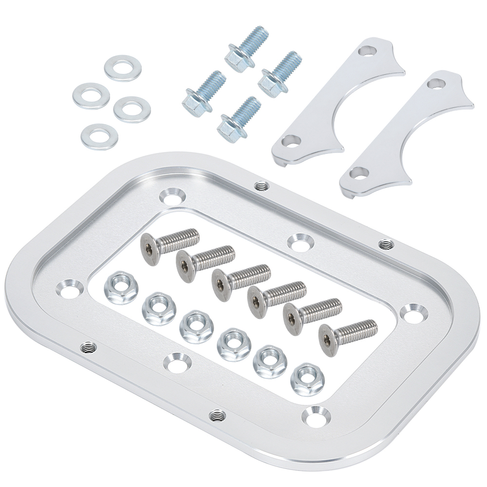 Billet Aluminium Alloy Battery Relocation Tray Håll montering för Optima Battery Yellow Blue Red Top 34 34/78 D34 D34/78 34M PQY-BTD05