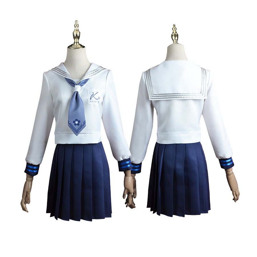 Anime kostuums genhin impact kamisato ayaka kamisato ayato cosplay jk outfits Halloween carnaval uniformen pruik