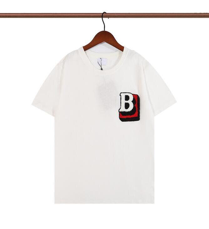 Camiseta de diseñador para hombre, camiseta con estampado de letras, verano, transpirable, suelta, moda informal para mujer, ropa de manga corta, talla S-4XL