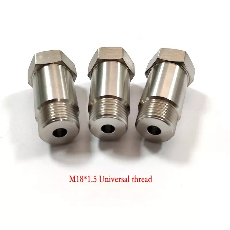 45 mm O2 O2 Oxygen Sensor Extension Spacer Extender M18x1.5 Bung Adapter CEL Fix