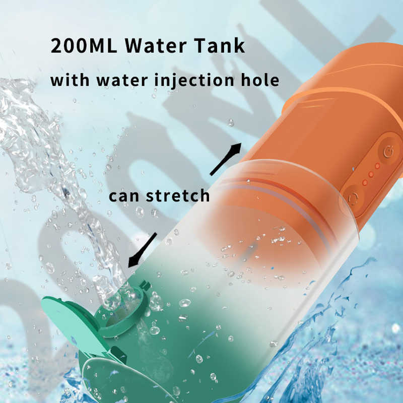 Orale irrigators andere hygiëne tandheelkundige irrigator strekken draagbaar water flosser oplaadbare jet 4 -sproeiers proof 200 ml tank voor tanden wit 221215