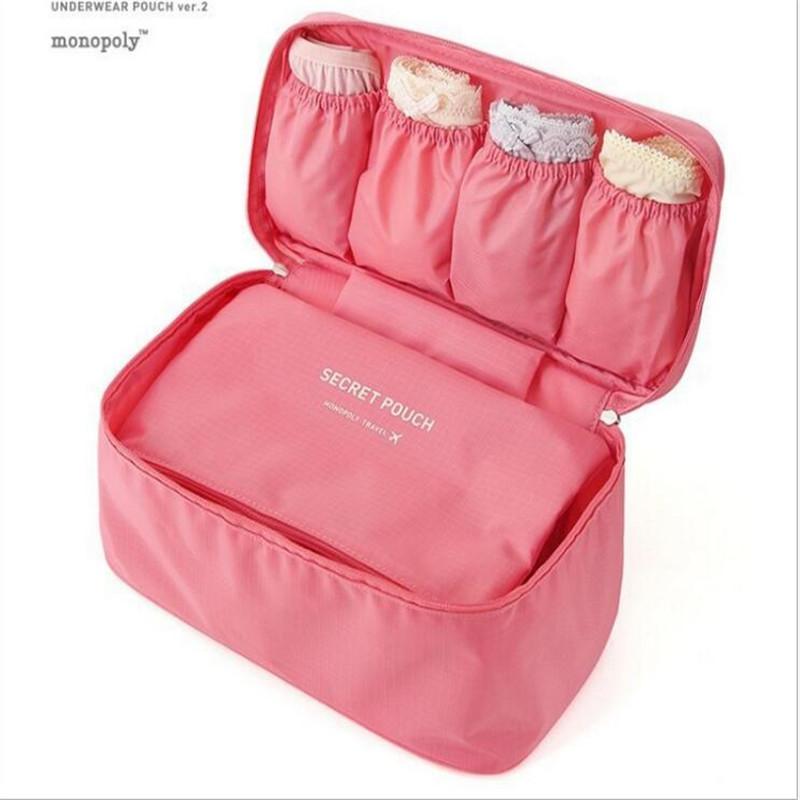 Duffel Bags Women Bra Underwear Travel Bag Multifunctional Storage Pouch Makeup Organizer Cosmetic Daily Toiletries Holder Luggage246T