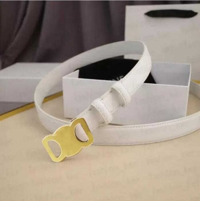 Fashion Smooth Buckle Belt Retro Design Thin midjebälten för män Kvinnsbredd 2 5 cm äkta kohud 4 Färg 2658